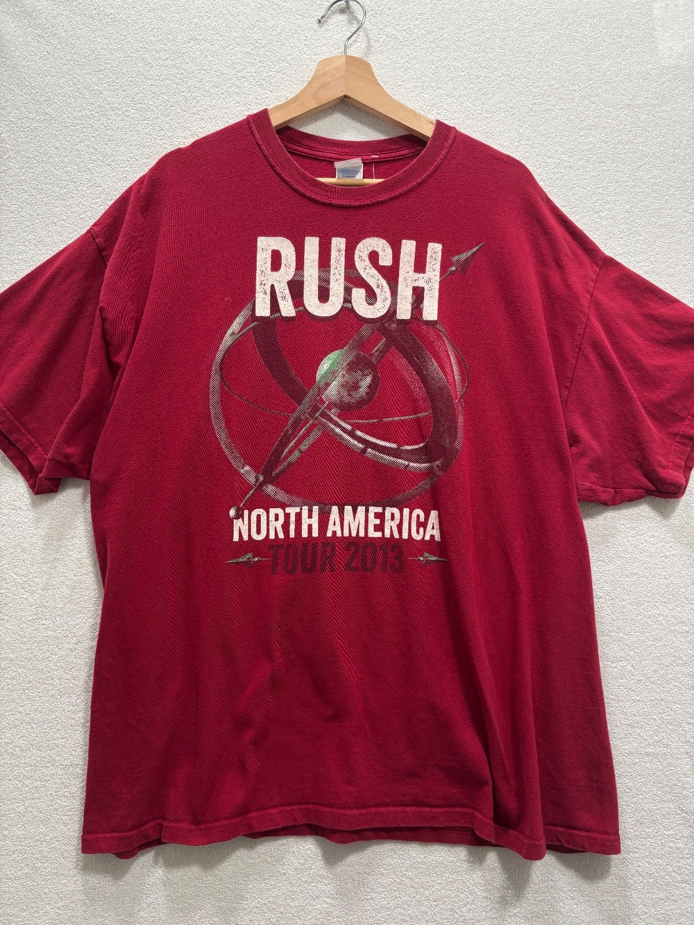 2013 Rush World Tour Merch Tee